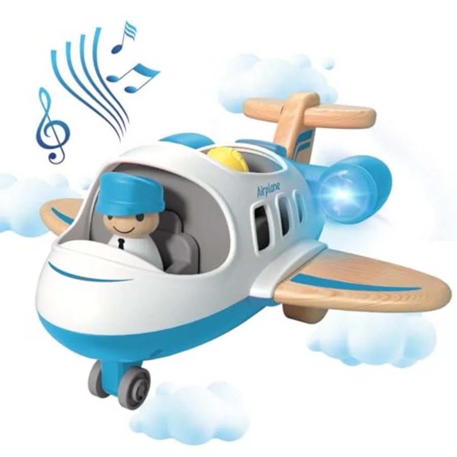 Airplane Toy with Sound and Light Mini Airliner for 18 Months to 5 Years Old Boys Gift
Airplane Toy with Sound and Light Mini Airliner for 18 Months to 5 Years Old Boys Gift