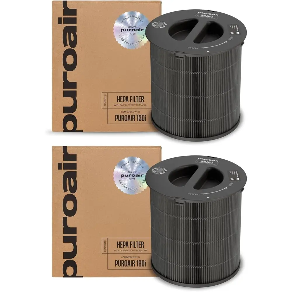 HEPA Filter Replacement with CarbonTech for 99.9% Pollen, Dust, Pet Dander, Smoke, and Odor Reduction (2-Pack)
HEPA Filter Replacement with CarbonTech for 99.9% Pollen, Dust, Pet Dander, Smoke, and Odor Reduction (2-Pack)