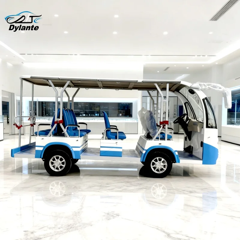 Newly Designed Solar Powered 11-Seater Electric Sightseeing Bus And Zoo Shuttle To Take Passengers To Attractions
Newly Designed Solar Powered 11-Seater Electric Sightseeing Bus And Zoo Shuttle To Take Passengers To Attractions