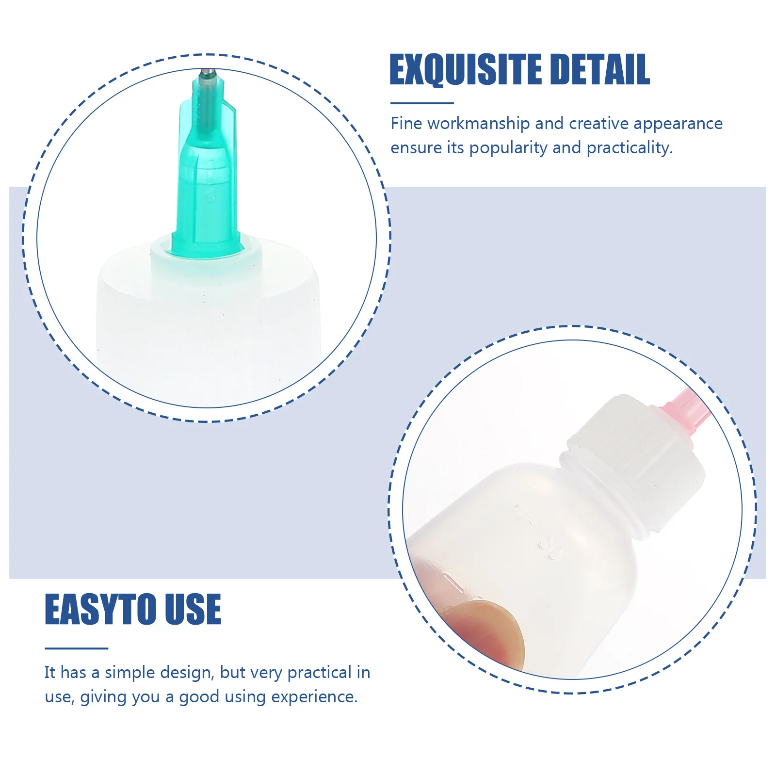 Dispensing Bottle Set Bottles Oil Squeeze Customized for Glue with Fine Tips Plastic Clear
Dispensing Bottle Set Bottles Oil Squeeze Customized for Glue with Fine Tips Plastic Clear
