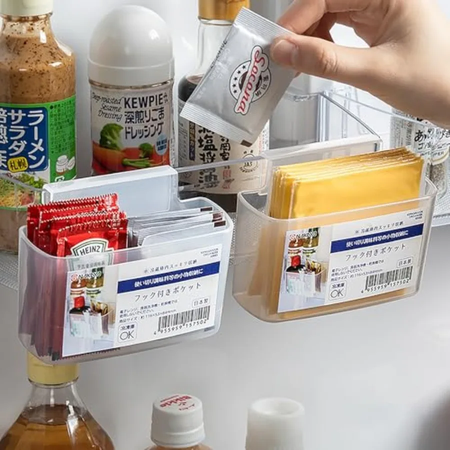 Space-Saving Cheese Slice Holder, 2-Pack, Fridge Door Hanging Storage Container, BPA-Free, for Kitchen Organization
Space-Saving Cheese Slice Holder, 2-Pack, Fridge Door Hanging Storage Container, BPA-Free, for Kitchen Organization