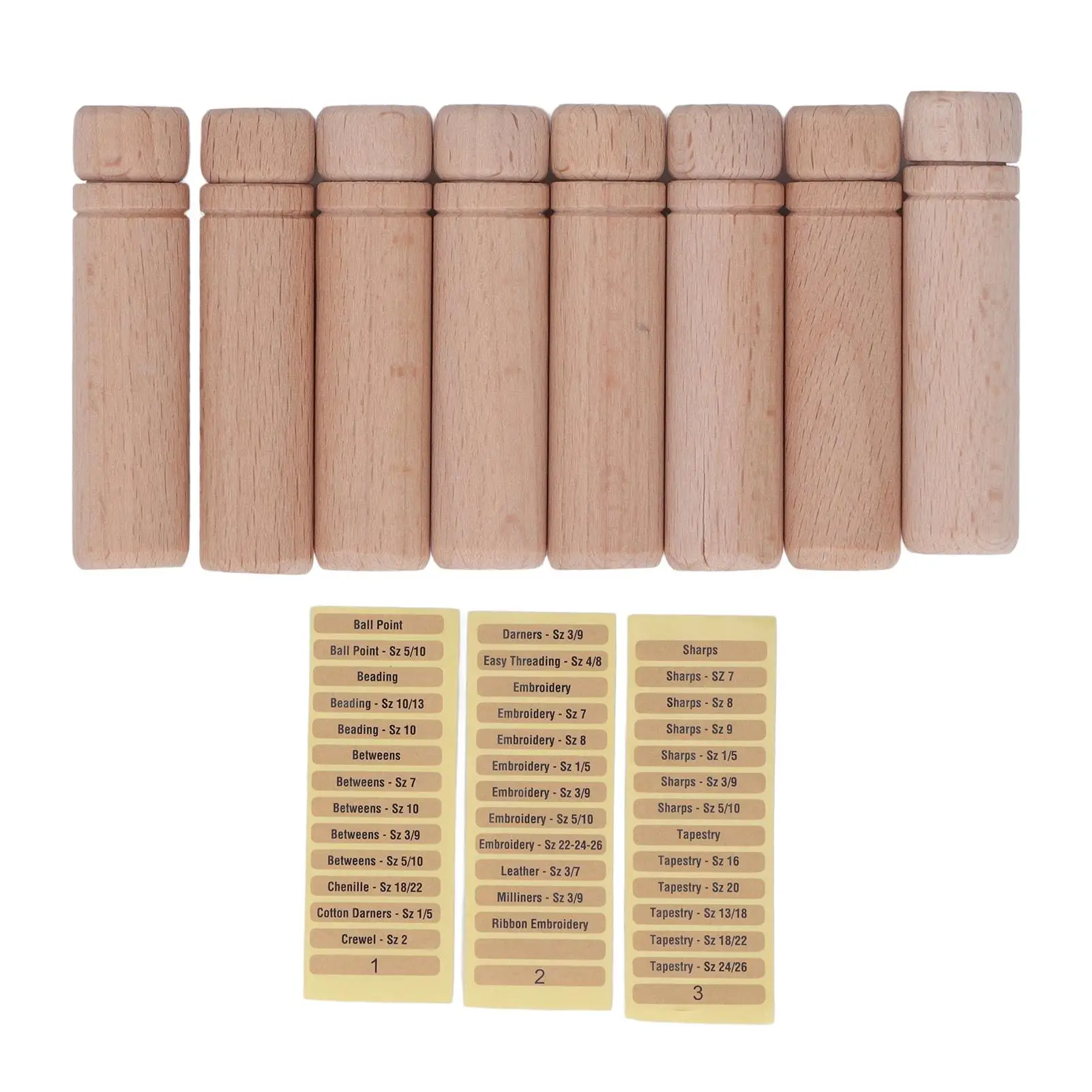 Portable Wooden Sewing Needle Case with Polishing Tubes & 3 Stickers - Durable & Anti-Lost Design for Home Use
Portable Wooden Sewing Needle Case with Polishing Tubes & 3 Stickers - Durable & Anti-Lost Design for Home Use