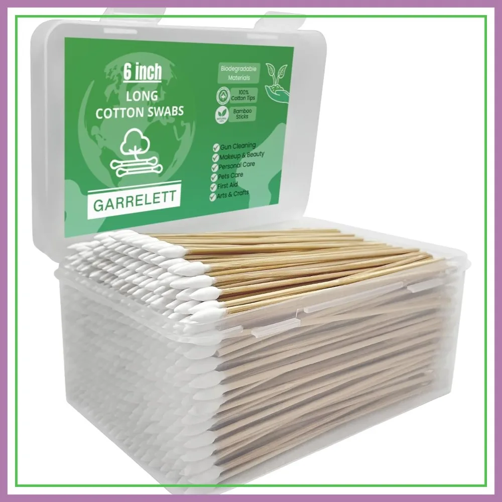 6 Inch Cotton Swabs for Gun Cleaning, Pointed Tips Precision Cleaning
6 Inch Cotton Swabs for Gun Cleaning, Pointed Tips Precision Cleaning