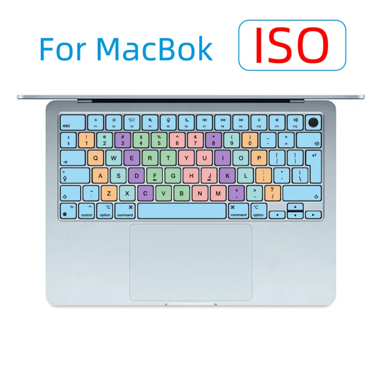 Suitable for (ISO) MacBook notebook keyboard stickers button stickers beginners blind typing partition fingering
Suitable for (ISO) MacBook notebook keyboard stickers button stickers beginners blind typing partition fingering