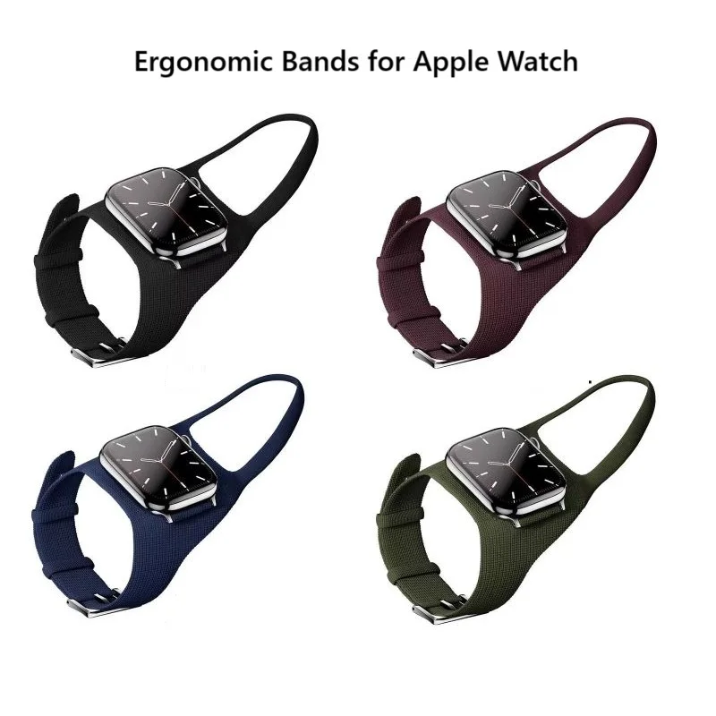 Fabric Ergonomic Bands for Apple Watch Band 49 46 38 41 42mm Breathable Knit Sport Strap with Perfect Viewing Angle for iWatch
Fabric Ergonomic Bands for Apple Watch Band 49 46 38 41 42mm Breathable Knit Sport Strap with Perfect Viewing Angle for iWatch