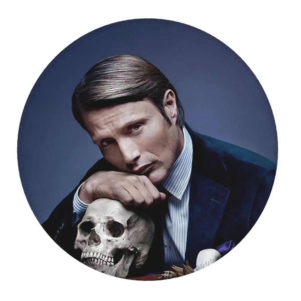 Hannibal Mads Mikkelsen Horror Movie Merch Round Mouse Pad Computer Keyboard Mouse Mat Gaming PC Desk Mat
Hannibal Mads Mikkelsen Horror Movie Merch Round Mouse Pad Computer Keyboard Mouse Mat Gaming PC Desk Mat