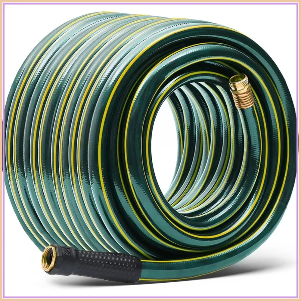 3/4 in x 100 ft Heavy Duty Garden Hose, Kink Free, Leakproof, Flexible Lightweight Water Pipe for Home & Commercial Use
3/4 in x 100 ft Heavy Duty Garden Hose, Kink Free, Leakproof, Flexible Lightweight Water Pipe for Home & Commercial Use