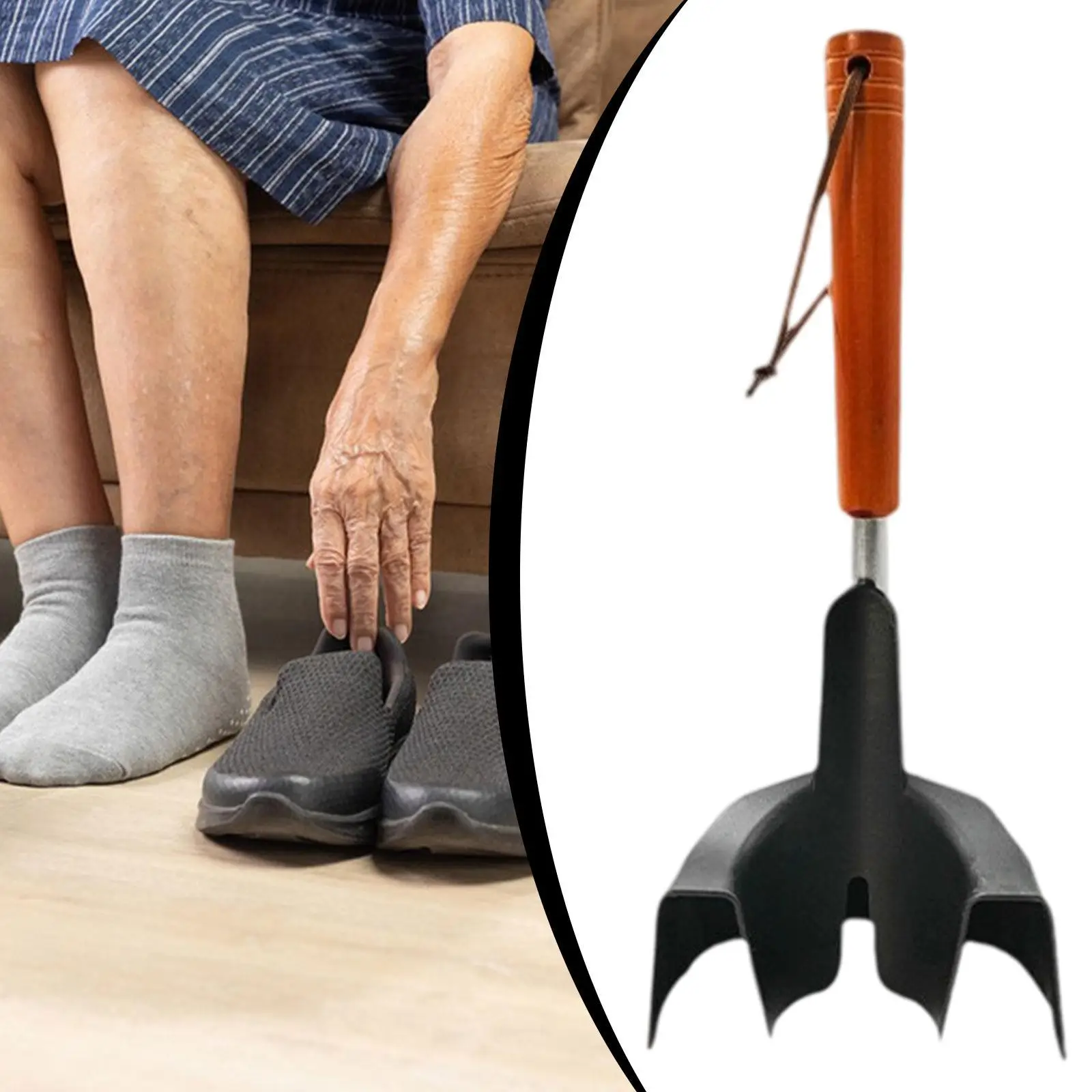 Рожок для обуви для пожилых людей. Простые в использовании аксессуары для повязки обуви. Помощник для обуви.
Рожок для обуви для пожилых людей. Простые в использовании аксессуары для повязки обуви. Помощник для обуви.