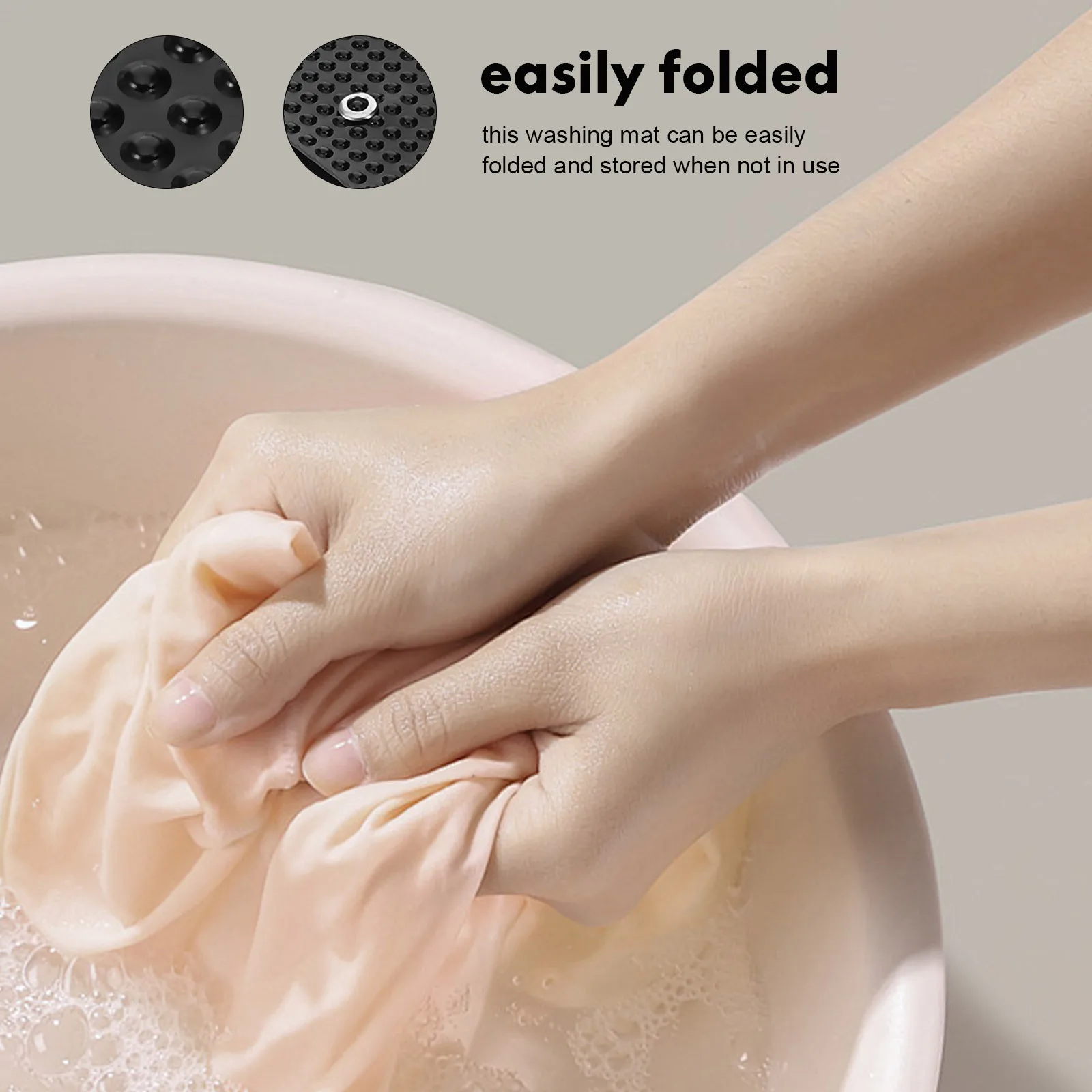 Silicone Folding Clothes Washboard Laundry Mat Soft Portable Wash Pad for Hand Washing Washboard for Hand Washing Clothes
Silicone Folding Clothes Washboard Laundry Mat Soft Portable Wash Pad for Hand Washing Washboard for Hand Washing Clothes