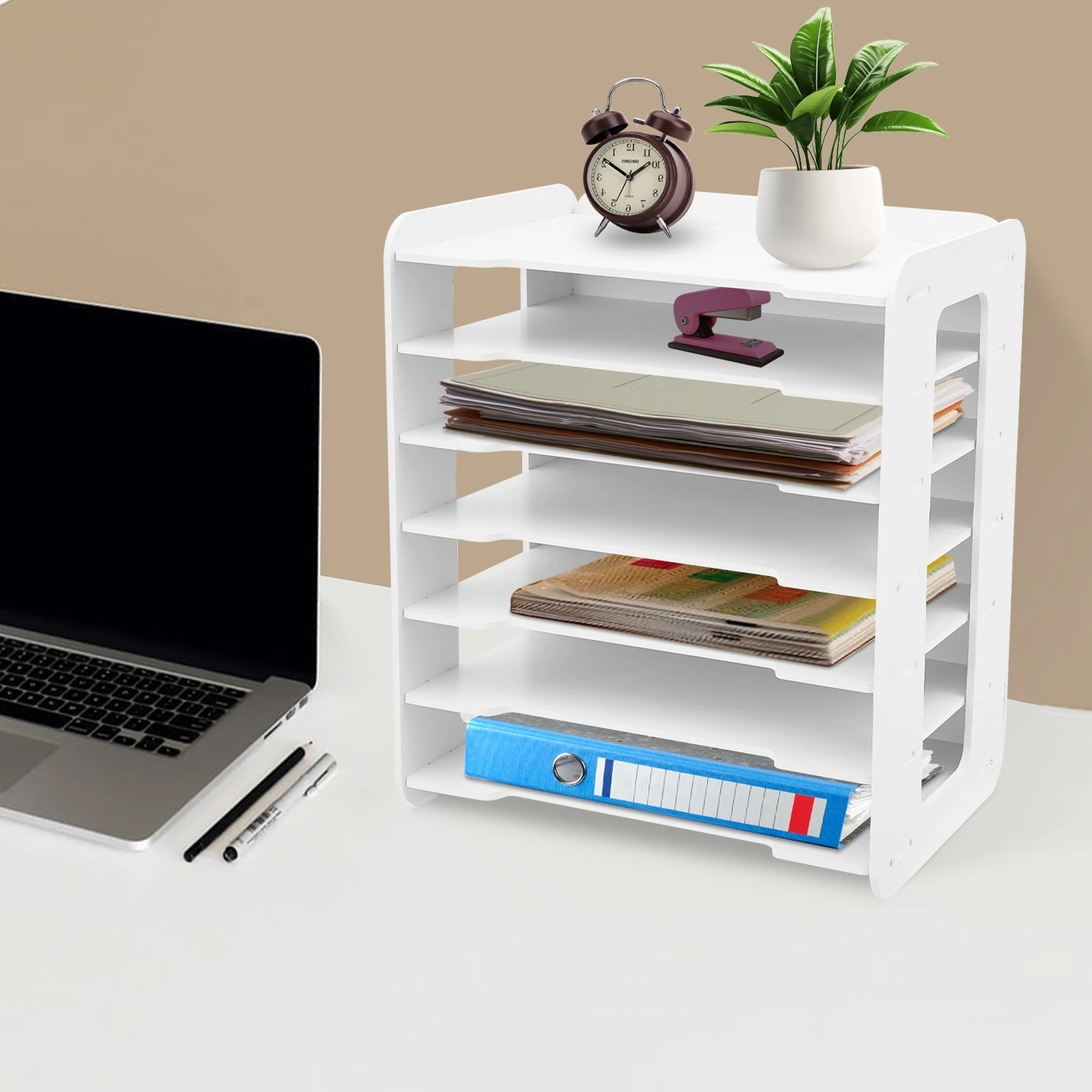 Органайзер для файлов, 7-слойный горизонтальный настольный органайзер для документов, лоток для бумаги формата А4 из ПВХ, органайзер для офисного стола
Органайзер для файлов, 7-слойный горизонтальный настольный органайзер для документов, лоток для бумаги формата А4 из ПВХ, органайзер для офисного стола