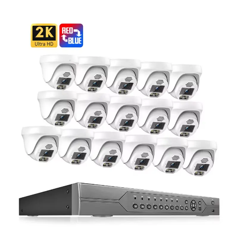 5Mp Ip Smart Cctv Camera System 16 Channel Poe Full Color Night Vision Home Video Surveillance Cameras System
5Mp Ip Smart Cctv Camera System 16 Channel Poe Full Color Night Vision Home Video Surveillance Cameras System