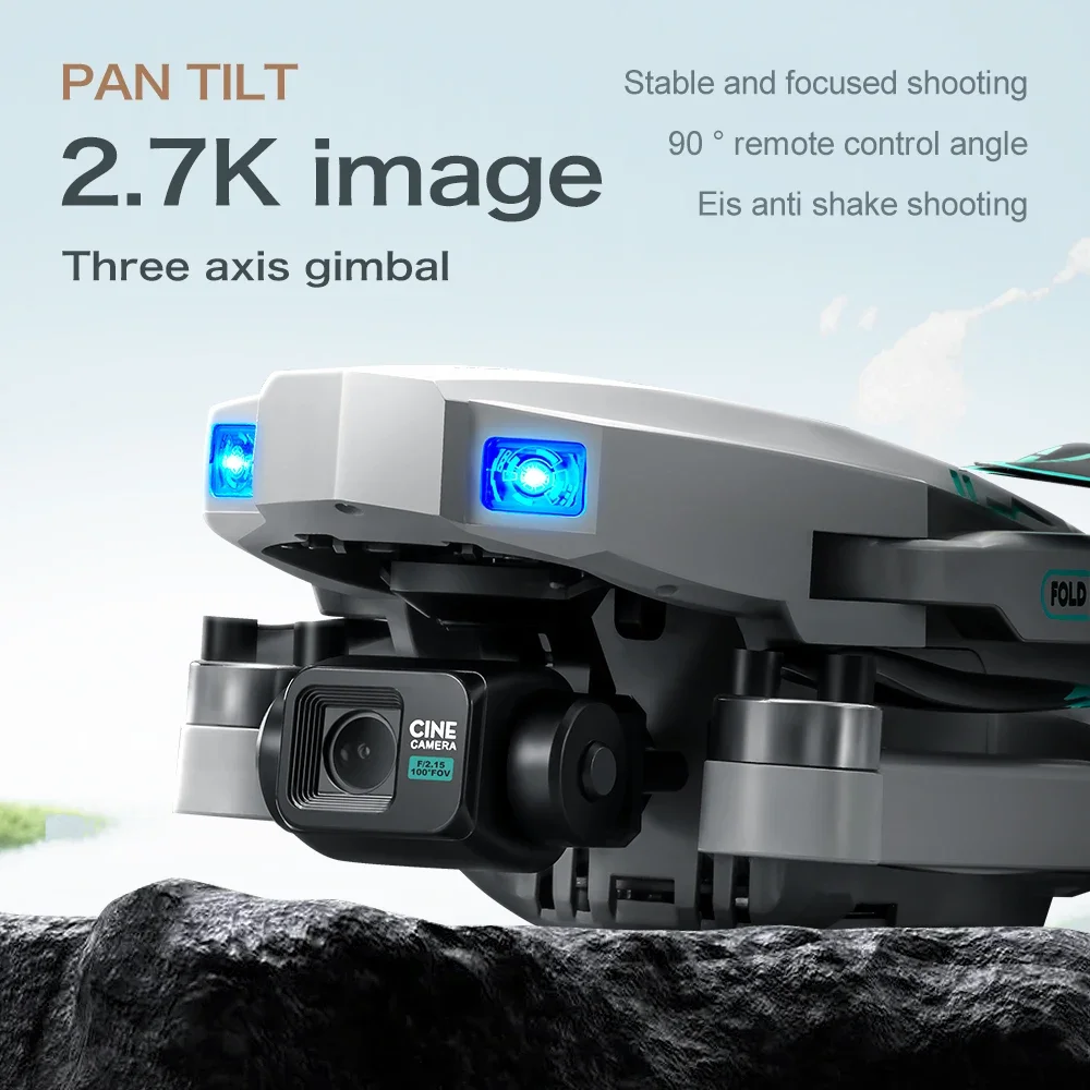GPS-drones 2.7K High-Definition luchtfotografie Obstakel vermijden Optische stroomlokalisatie Borstelloze opvouwbare quadcopter
GPS-drones 2.7K High-Definition luchtfotografie Obstakel vermijden Optische stroomlokalisatie Borstelloze opvouwbare quadcopter