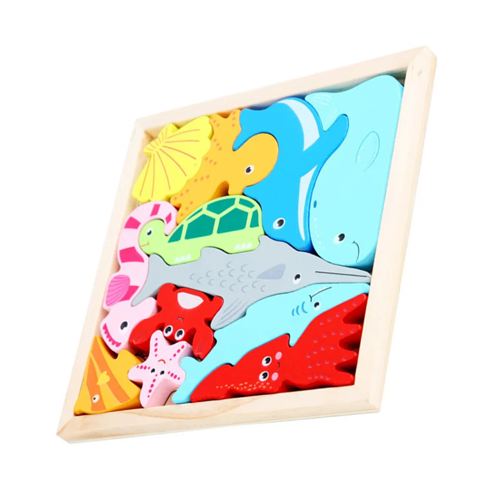 1Set Ocean Animal Puzzle Cartoon Wooden Educational Set Children Preschool Learning Cognitive Development Jigsaw Kids Creative
1Set Ocean Animal Puzzle Cartoon Wooden Educational Set Children Preschool Learning Cognitive Development Jigsaw Kids Creative