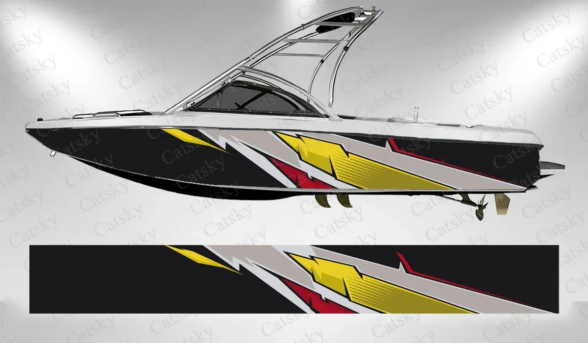 Colorful Sharp Lines in Contrasting Colors Boat Wrap Sticker Vinyl Boat for Pontoon Deck Boat Fishing Platform Decal Sticker
Colorful Sharp Lines in Contrasting Colors Boat Wrap Sticker Vinyl Boat for Pontoon Deck Boat Fishing Platform Decal Sticker