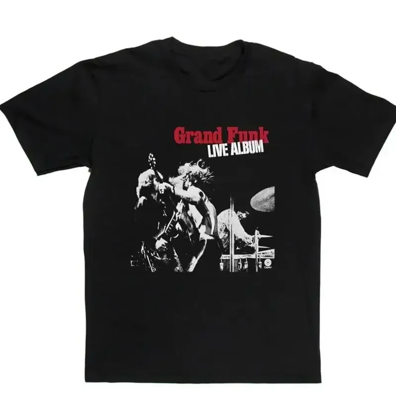 Grand Funk Railroad Live Album Cotton T Shirt
Grand Funk Railroad Live Album Cotton T Shirt