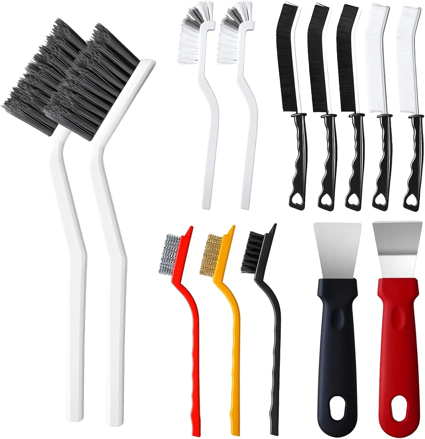 14Pcs Crevice Cleaning Brush Set for Deep Cleaning Gaps, Hard Bristle Scrub Brushes for Bathroom Kitchen Window
14Pcs Crevice Cleaning Brush Set for Deep Cleaning Gaps, Hard Bristle Scrub Brushes for Bathroom Kitchen Window