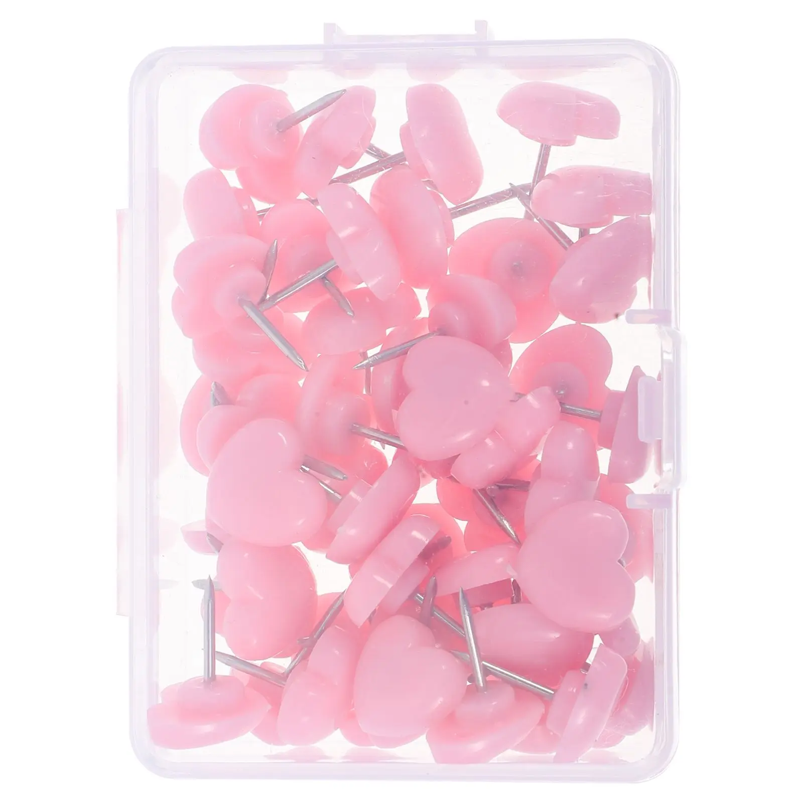 50pcs Heart Shaped Thumbtacks Cute Pins for Bulletin Board Cork Office School Decorative Push Pin Notice Marker
50pcs Heart Shaped Thumbtacks Cute Pins for Bulletin Board Cork Office School Decorative Push Pin Notice Marker