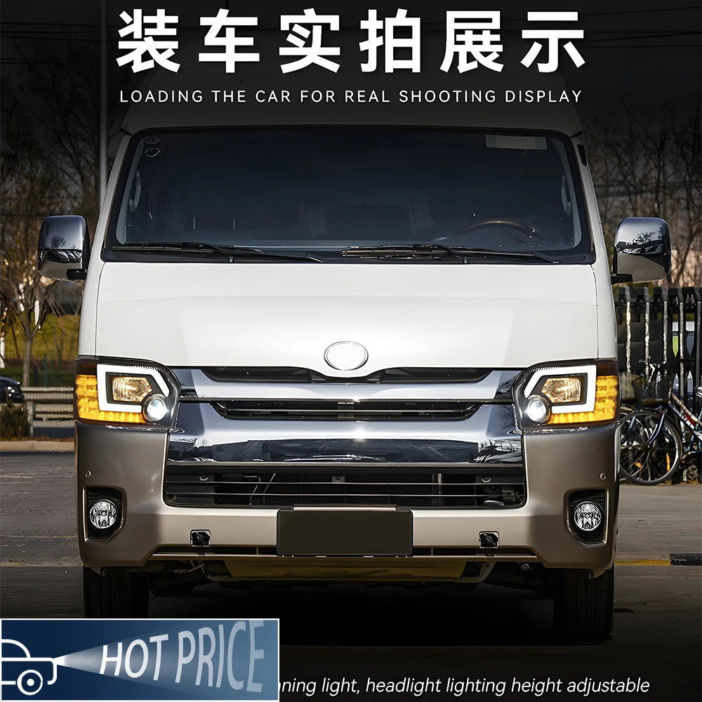 Car Lights For Toyota Hiace 2004-2018 Auto Headlight Assembly Upgrade New Style LED Projector Lens Tools Accessories
Car Lights For Toyota Hiace 2004-2018 Auto Headlight Assembly Upgrade New Style LED Projector Lens Tools Accessories