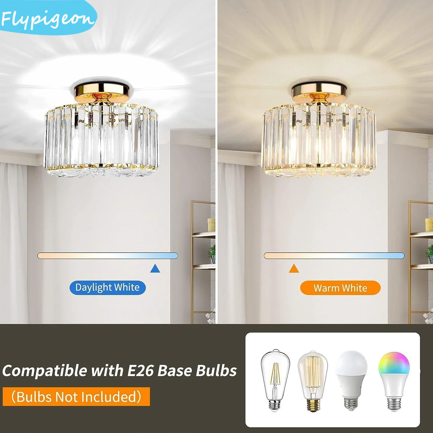 Modern Crystal Ceiling Light Flush Mount LED Chandelier For Bedroom Corridor Entrance E27 Gold Black Lighting Fixture Decor 
Modern Crystal Ceiling Light Flush Mount LED Chandelier For Bedroom Corridor Entrance E27 Gold Black Lighting Fixture Decor