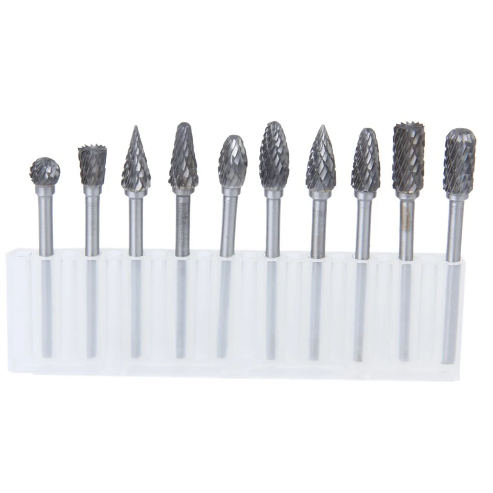 10pcs 6Mm Tungsten Steel Yg8 Rotary Bur Heads Set Cylindrical Conical Ball Shape Hard Metal Deburring Polishing Tools For Hrc70
10pcs 6Mm Tungsten Steel Yg8 Rotary Bur Heads Set Cylindrical Conical Ball Shape Hard Metal Deburring Polishing Tools For Hrc70