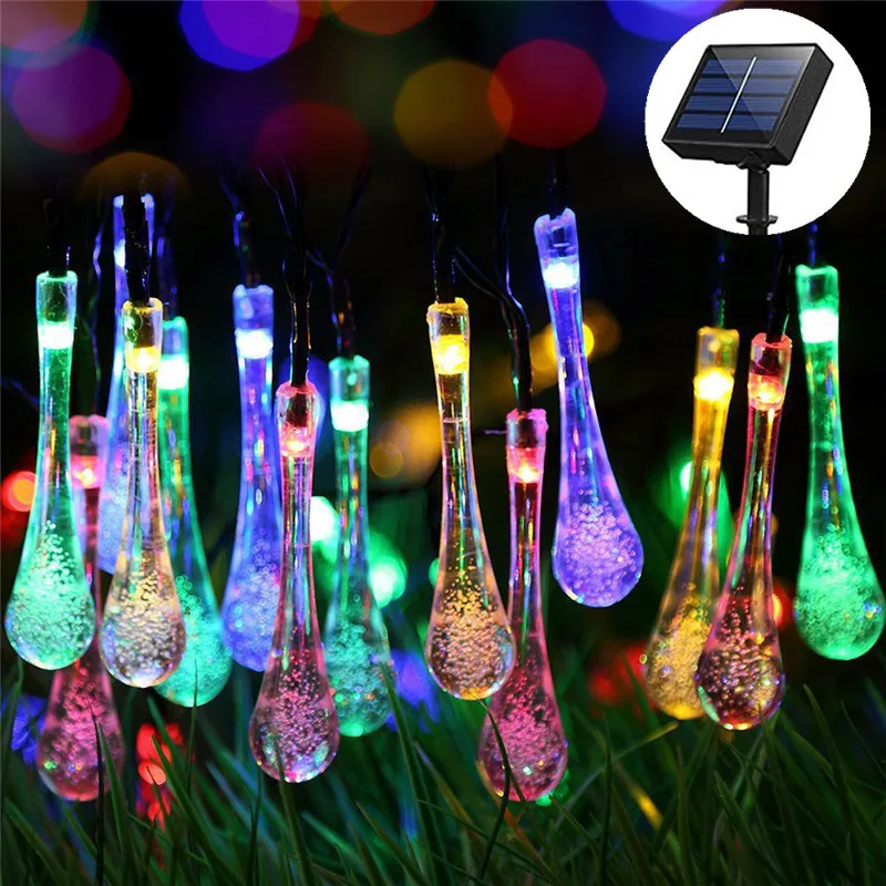 Soar Water Drop LED String Lights Outdoor 8 Modes Fairy Light Christmas Garden Wedding Party Tree Street Brushwood Decoration
Soar Water Drop LED String Lights Outdoor 8 Modes Fairy Light Christmas Garden Wedding Party Tree Street Brushwood Decoration