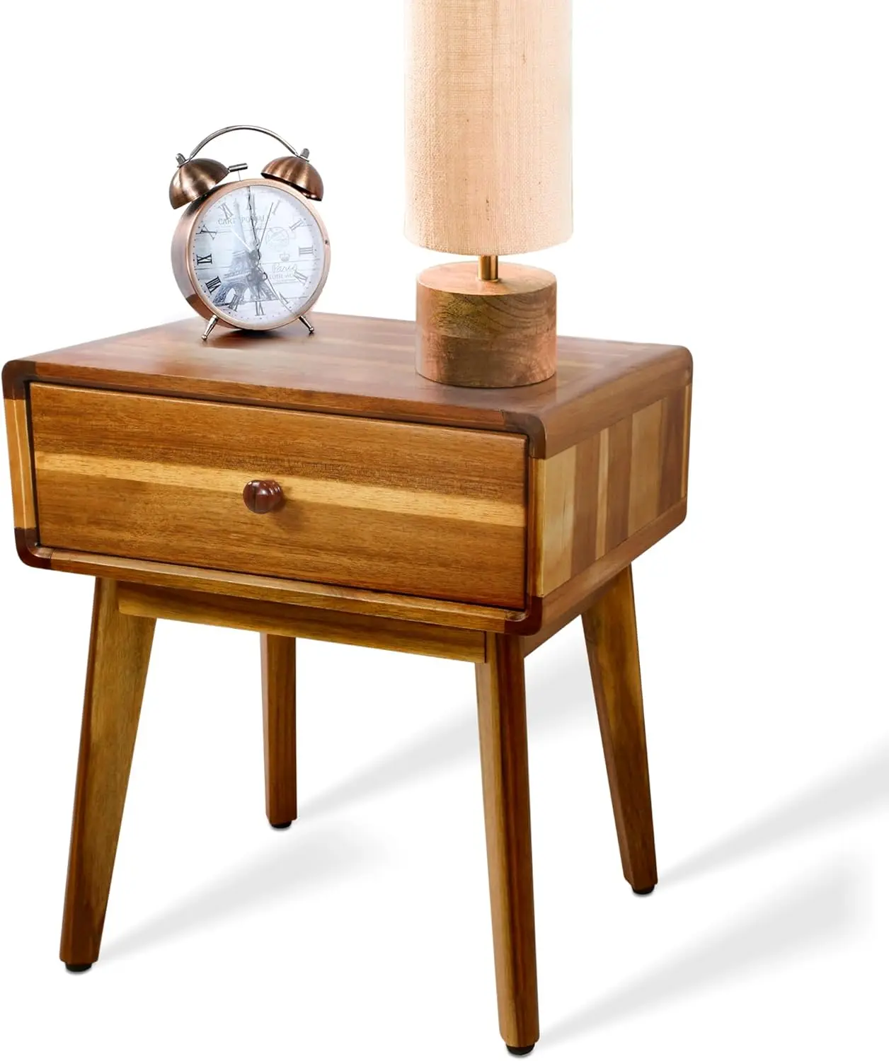 Small Mid Century Acacia Night Stand with Drawer Dresser, Handcrafted Small Nightstand, Space-Saving Bedroom Side Tables with
Small Mid Century Acacia Night Stand with Drawer Dresser, Handcrafted Small Nightstand, Space-Saving Bedroom Side Tables with
