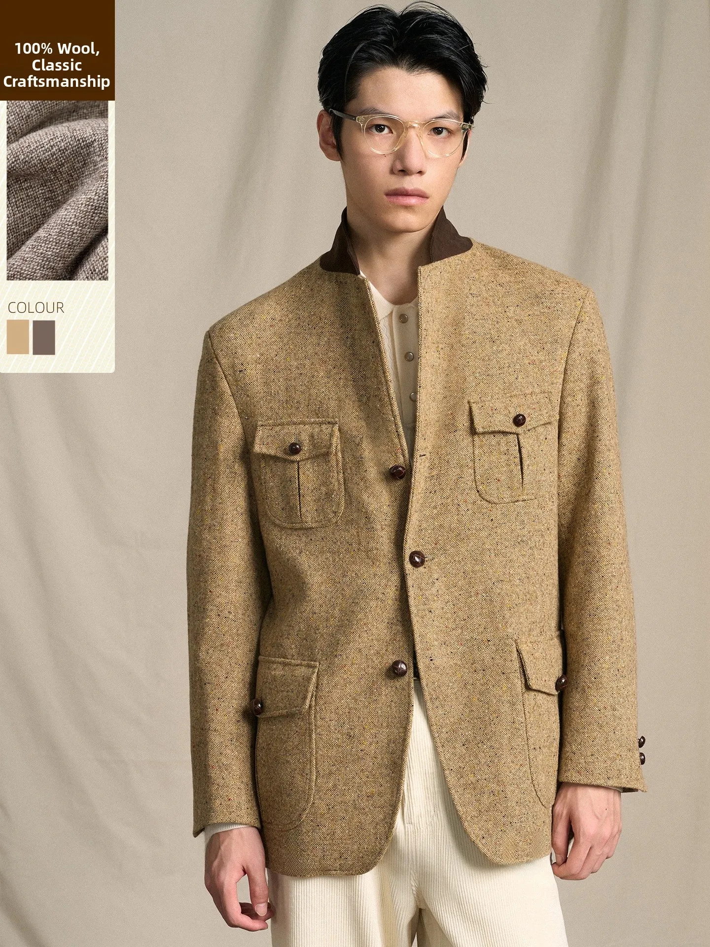 Cultum Men's Woolen Hunting Jacket Casual Ivy Style Checkered Suit Coat Autumn Winter New Arrival Vintage Leisure Men's Outer...
Cultum Men's Woolen Hunting Jacket Casual Ivy Style Checkered Suit Coat Autumn Winter New Arrival Vintage Leisure Men's Outer...