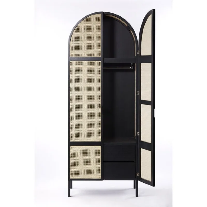 Nordic retro solid wood wardrobe, wardrobe rattan two doors master bedroom home storage storage modern simple small
Nordic retro solid wood wardrobe, wardrobe rattan two doors master bedroom home storage storage modern simple small