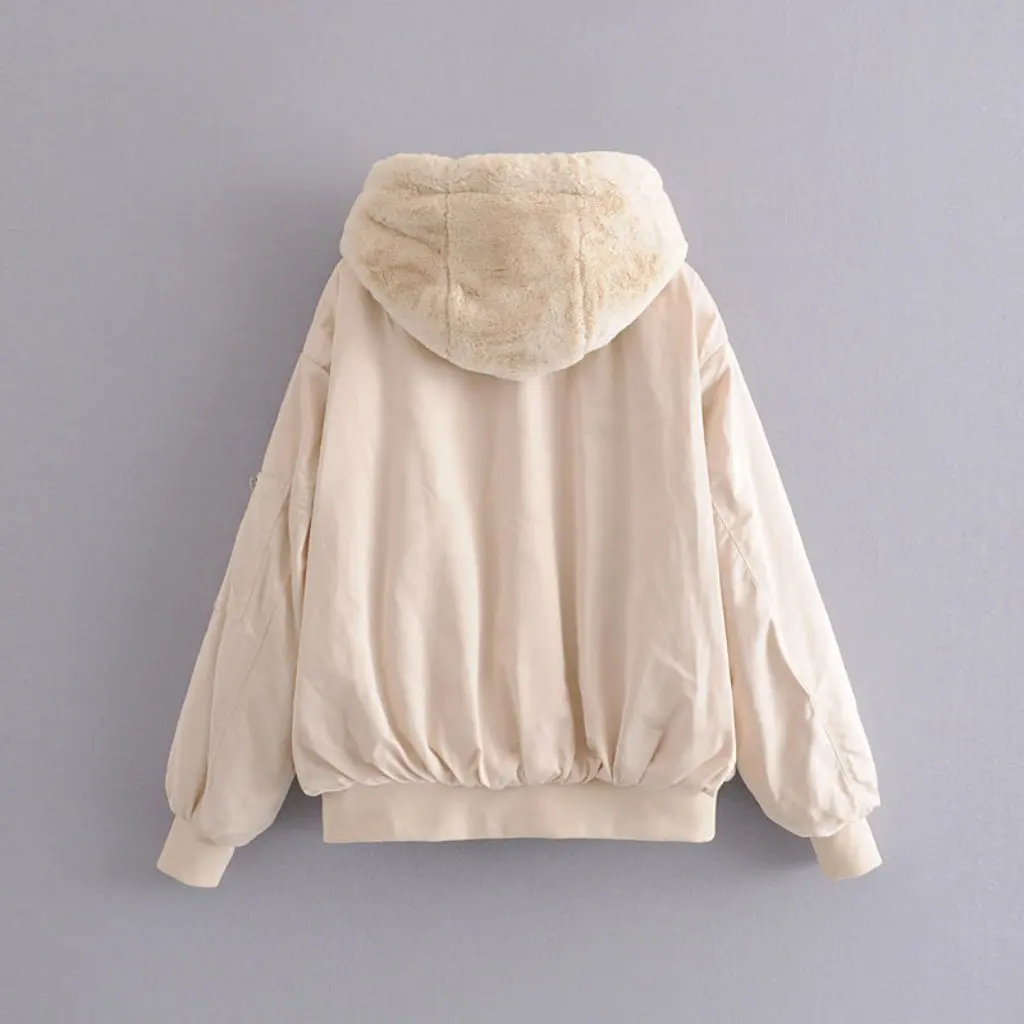 Women's Double-sided Rabbit Fur Cotton Jacket Short Loose Fit Stylish Warm Coat 72XS-65129
Women's Double-sided Rabbit Fur Cotton Jacket Short Loose Fit Stylish Warm Coat 72XS-65129