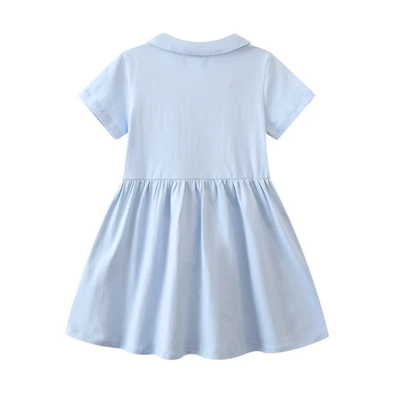 Girls' Short Sleeve Flower Dress Summer New Knitted Cotton Children's Dress Cartoon Doll Neck Princess Dress
Girls' Short Sleeve Flower Dress Summer New Knitted Cotton Children's Dress Cartoon Doll Neck Princess Dress
