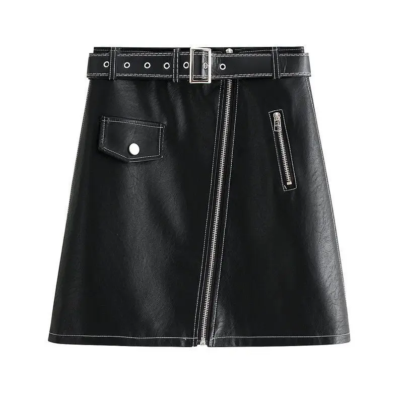 2026 Spring Autumn PU Leather High Waist Skirt With Belt Skirt Women Femme Fashion Ladies Korean Style Zipper A-line Boots Skirt
2026 Spring Autumn PU Leather High Waist Skirt With Belt Skirt Women Femme Fashion Ladies Korean Style Zipper A-line Boots Skirt