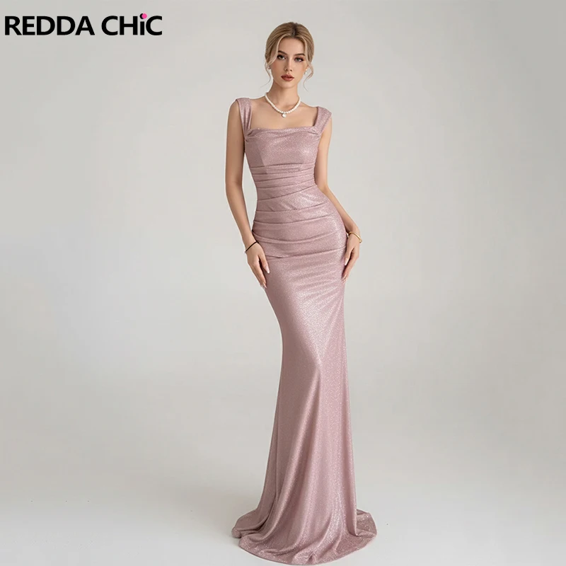 REDDACHiC Блестящее вечернее платье-майка для женщин, универсальное, сексуальное, с квадратным вырезом, со сборками, с блестками, макси-платье в стиле русалки, летняя одежда в стиле кокетка
REDDACHiC Блестящее вечернее платье-майка для женщин, универсальное, сексуальное, с квадратным вырезом, со сборками, с блестками, макси-платье в стиле русалки, летняя одежда в стиле кокетка