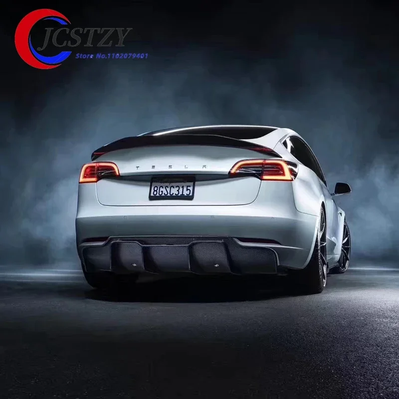For Tesla Model 3 2017-2020 Rear Wing Spoiler, Trunk Boot Wings Spoiler Carbon Fiber 3M Colloid Installation
For Tesla Model 3 2017-2020 Rear Wing Spoiler, Trunk Boot Wings Spoiler Carbon Fiber 3M Colloid Installation