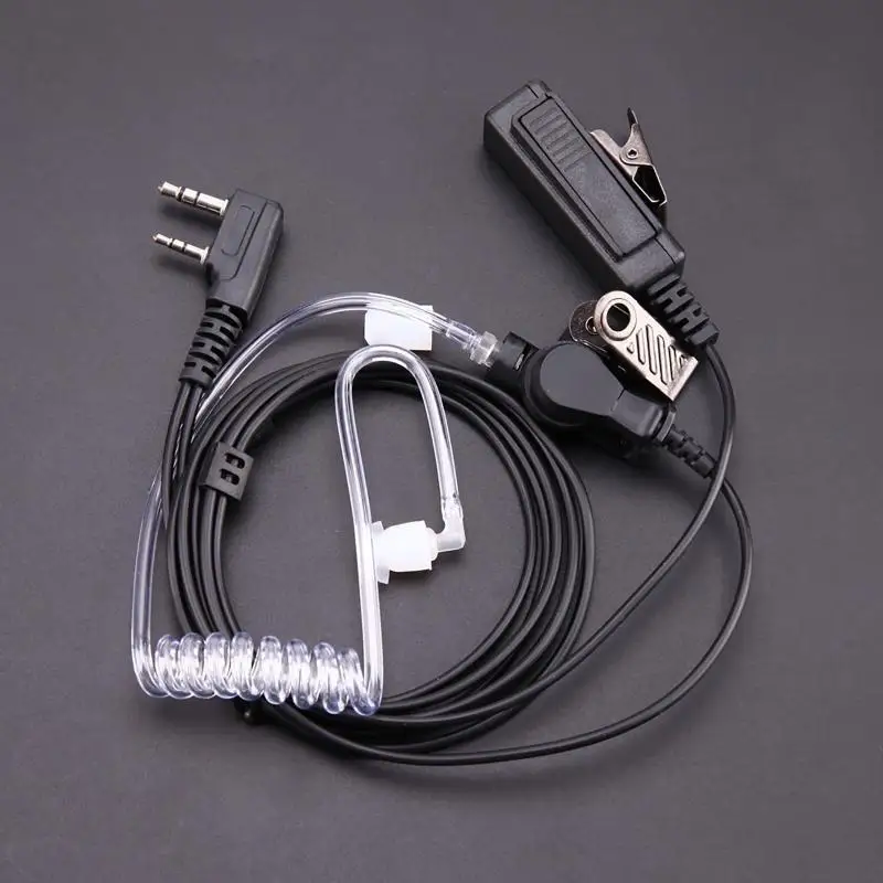 2Pin PTT Mic Headset Covert Acoustic Tube In-ear Earpiece for Kenwood TYT UV5R, UV5RA, UV5RB, UV5RC CB Radio
2Pin PTT Mic Headset Covert Acoustic Tube In-ear Earpiece for Kenwood TYT UV5R, UV5RA, UV5RB, UV5RC CB Radio