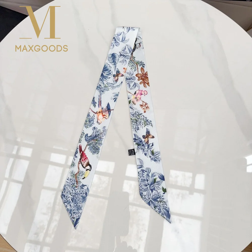 Fashion Jungle Parrot Print Women Scarf Narrow Long High-end Feel Neck Scarves Versatile Silk Material Hair Band Neckwear
Fashion Jungle Parrot Print Women Scarf Narrow Long High-end Feel Neck Scarves Versatile Silk Material Hair Band Neckwear