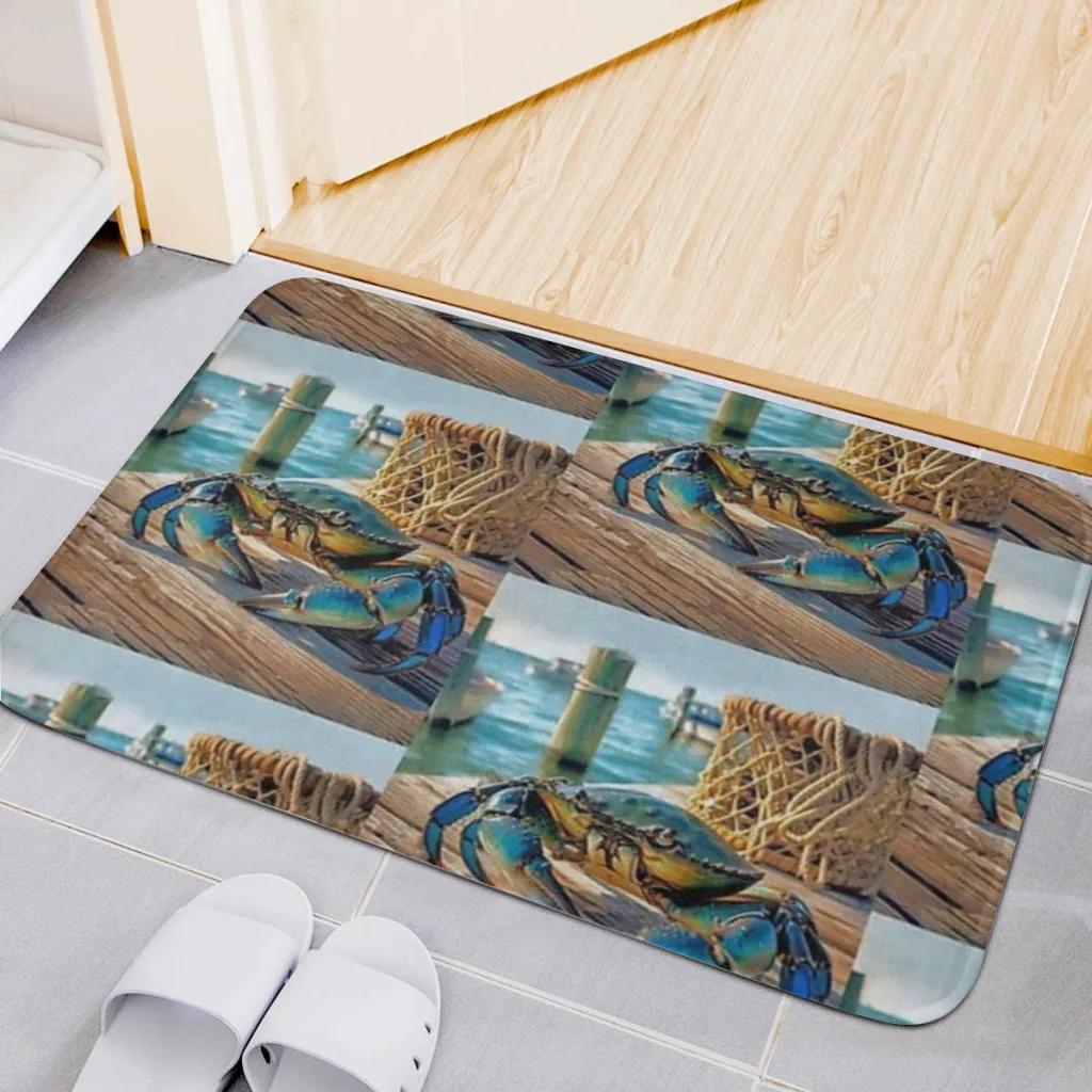 Florida Blue Crab Two Living Room Rug Carpet Flannel Slip Mat Aesthetic Room Decoration
Florida Blue Crab Two Living Room Rug Carpet Flannel Slip Mat Aesthetic Room Decoration