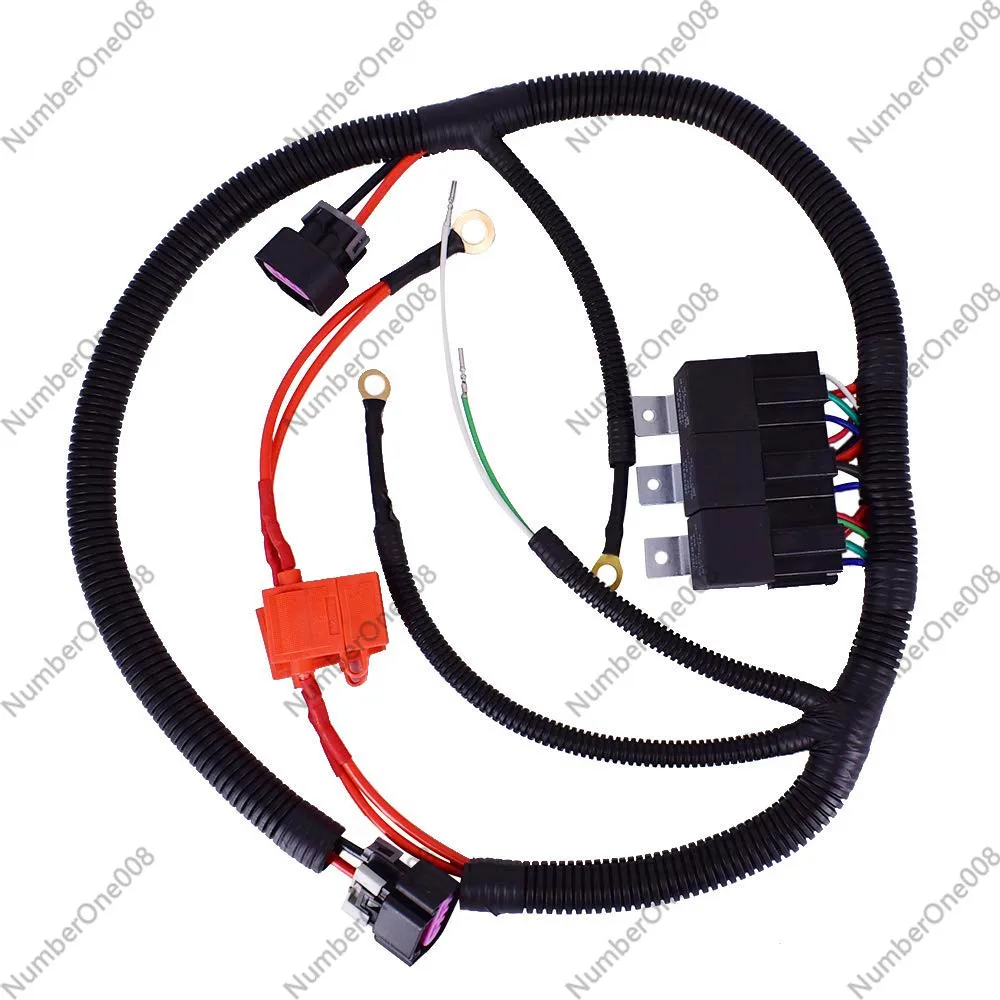 Dual Electric Cooling Fan Upgrade Wire Harness Kit for 1999-2006 ECU Control 7L5533A226T
Dual Electric Cooling Fan Upgrade Wire Harness Kit for 1999-2006 ECU Control 7L5533A226T
