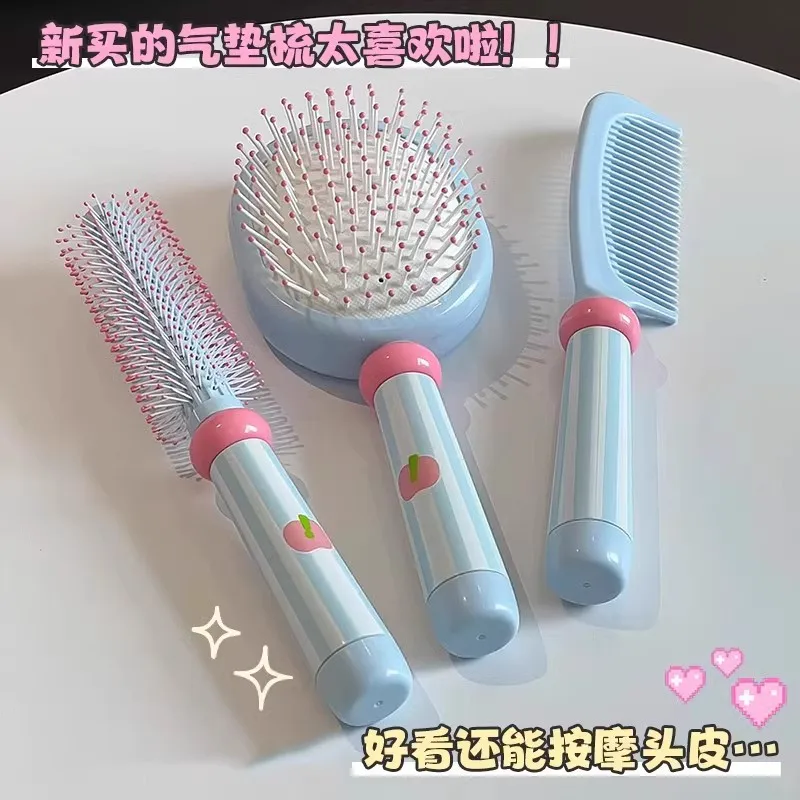Fluffy Comb Anti-hair Loss, Girly Hair Care, Airbag Cushion Massage Cleaning Brush, Large Teeth, Hair Nourishing Flat
Fluffy Comb Anti-hair Loss, Girly Hair Care, Airbag Cushion Massage Cleaning Brush, Large Teeth, Hair Nourishing Flat