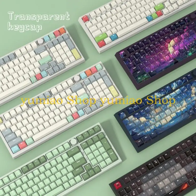 587B 135Keys Double Shot Backlit Keycaps for Gaming Mechanical Keyboard Keycap Set CherryProfile DyeSub Thick PBT Keycap
587B 135Keys Double Shot Backlit Keycaps for Gaming Mechanical Keyboard Keycap Set CherryProfile DyeSub Thick PBT Keycap