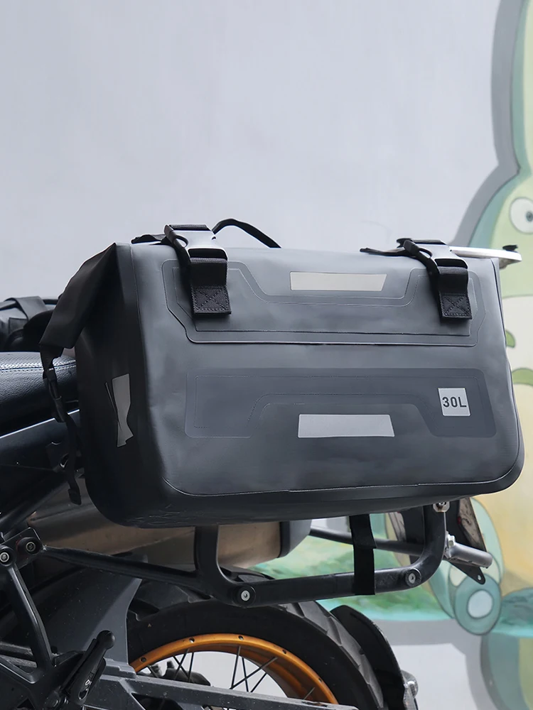 30L Motorcycle Saddle Bag Multifunction Riding Side Bag Wear Resist Motorcycle Side Bag Motorcycle Modification Accessories