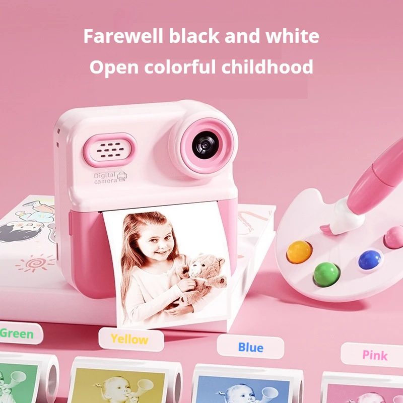 Digital Children's Photography Camera Lnstant Print Photos 2.4-Inch Screen Children's CameraThermal Printer Video Color Print
Digital Children's Photography Camera Lnstant Print Photos 2.4-Inch Screen Children's CameraThermal Printer Video Color Print