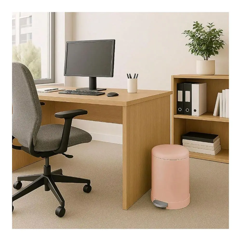 Trash Can 1.2 Gallon Round Stainl Steel Garbage Bin With Soft Close Lid Step Foot Pedal Metal Waste Basket With Removable Inner
Trash Can 1.2 Gallon Round Stainl Steel Garbage Bin With Soft Close Lid Step Foot Pedal Metal Waste Basket With Removable Inner