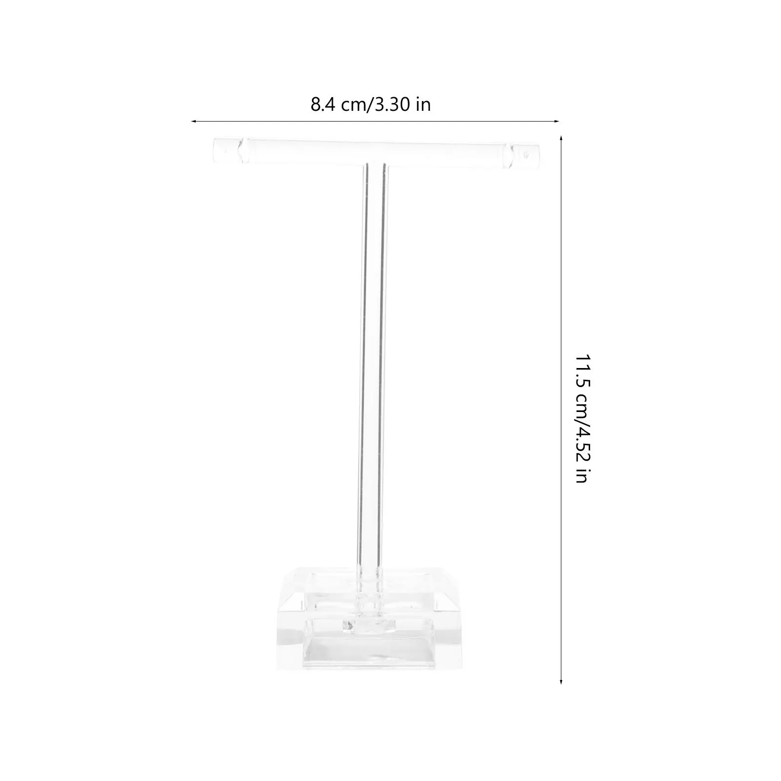 2Pcs Transparent Acrylic Jewelry Display Stand T-Shape Holder for Earrings Necklaces Bracelets Organizer Jewelry Rack
2Pcs Transparent Acrylic Jewelry Display Stand T-Shape Holder for Earrings Necklaces Bracelets Organizer Jewelry Rack