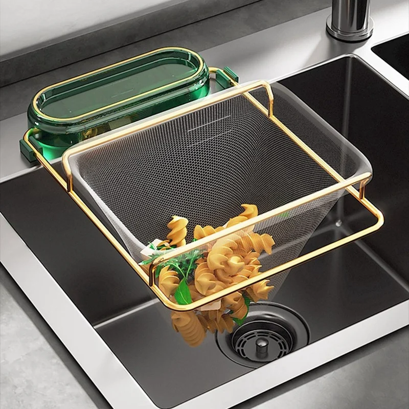 B-Kitchen Sink Filter Rack Foldable Sink Strainer Corner Filter Mesh Bag Shelf, Easy To Use Durable Fine Workmanship
B-Kitchen Sink Filter Rack Foldable Sink Strainer Corner Filter Mesh Bag Shelf, Easy To Use Durable Fine Workmanship