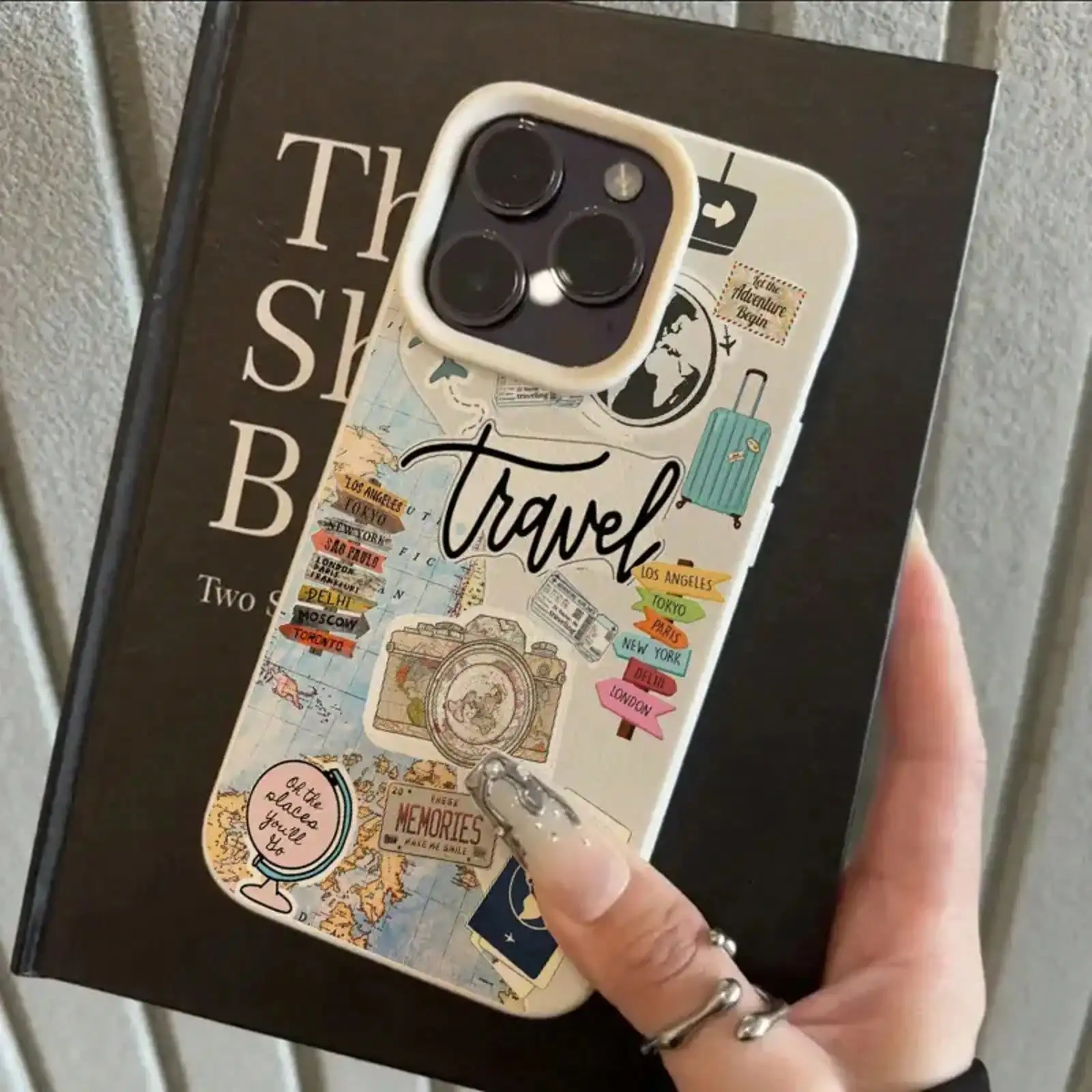 Phone Case: Travel Element Map Full-Screen Collage Design TPU Case For IPhone 16 Pro Max/14/16 Plus/15/13 Pro/12/11 - Stylish And Shockproof Protective Cover,Suitable For IPhone17 Air
Phone Case: Travel Element Map Full-Screen Collage Design TPU Case For IPhone 16 Pro Max/14/16 Plus/15/13 Pro/12/11 - Stylish And Shockproof Protective Cover,Suitable For IPhone17 Air