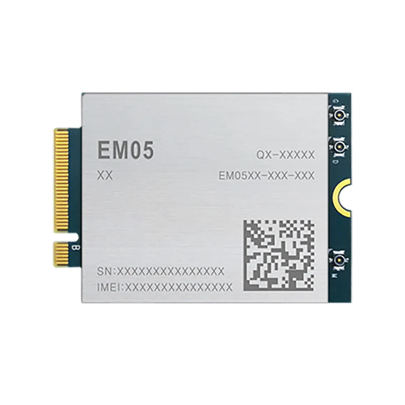 EM05 EM05-CE FDD-LTE/TDD-LTD 4G LTE Cat4 1500Mbps B1/B3/B5/B8/B38/B39/B40/B41 China/Thailand/India
EM05 EM05-CE FDD-LTE/TDD-LTD 4G LTE Cat4 1500Mbps B1/B3/B5/B8/B38/B39/B40/B41 China/Thailand/India