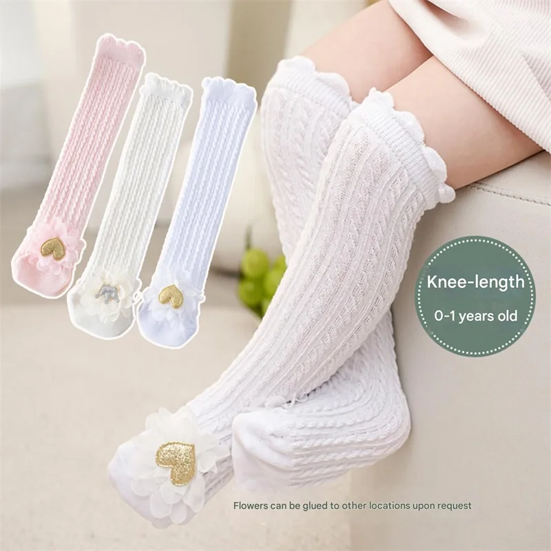 Suefunskry Baby Knee High Socks Soft Infant Long Socks Glitter Heart Cotton Stockings for Toddler Girls
Suefunskry Baby Knee High Socks Soft Infant Long Socks Glitter Heart Cotton Stockings for Toddler Girls