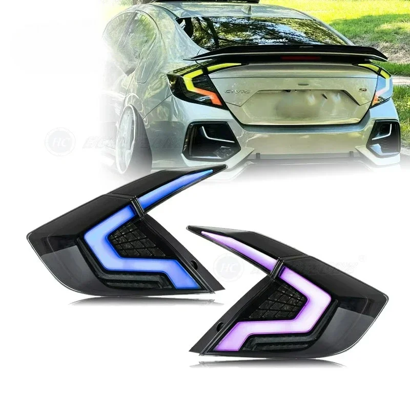 RGB Tail Lamp for Honda Civic 2016-2021 Custom Start Up Animation DRL LED Car Back Light Assembly Accessories 10th Gen
RGB Tail Lamp for Honda Civic 2016-2021 Custom Start Up Animation DRL LED Car Back Light Assembly Accessories 10th Gen