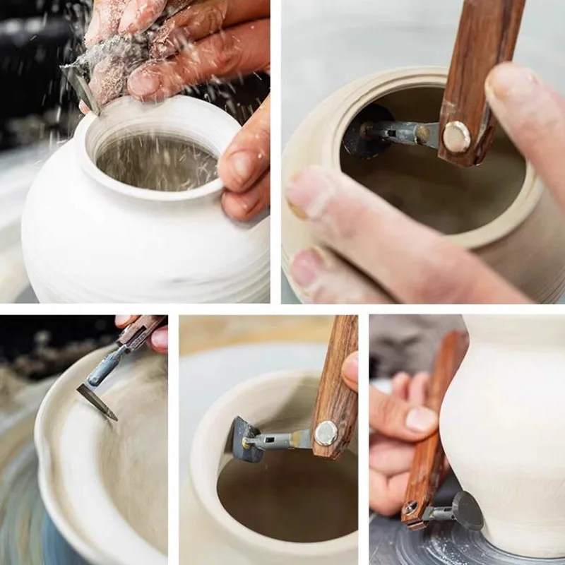 Сменные керамические инструменты «сделай сам», набор инструментов для керамической обрезки из 8 предметов-180 ° Регулируемая головка, лезвия из карбида вольфрама
Сменные керамические инструменты «сделай сам», набор инструментов для керамической обрезки из 8 предметов-180 ° Регулируемая головка, лезвия из карбида вольфрама