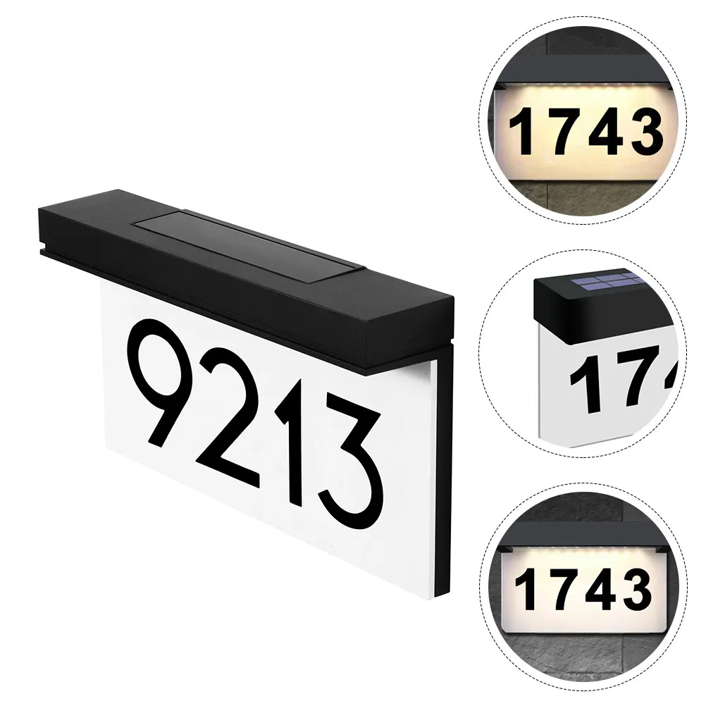 Комплект из 1 шт.: Уличный светодиодный адресный знак на солнечной энергии, водонепроницаемый, для двора, с подсветкой для ночного видения и дальней светоотражения
Комплект из 1 шт.: Уличный светодиодный адресный знак на солнечной энергии, водонепроницаемый, для двора, с подсветкой для ночного видения и дальней светоотражения